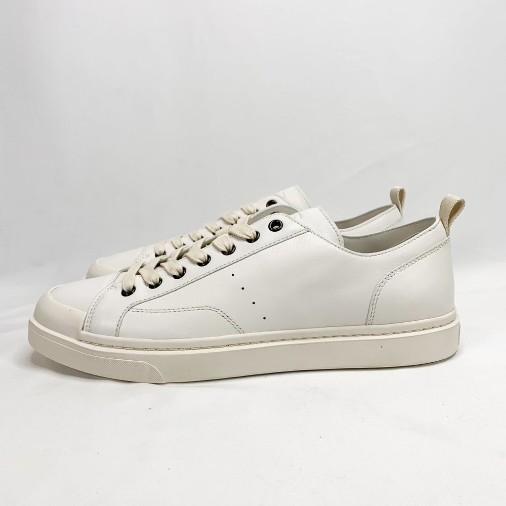 COACH C114 Lo Top Sneaker White 12 D Mens Leather - Picture 1 of 8